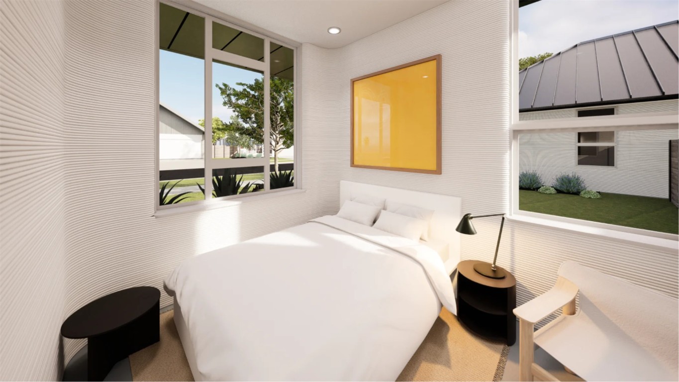 105 Rough Crk Road Georgetown, TX 78628 - Photo 4 of 9 a bedroom with a bed and wooden floor