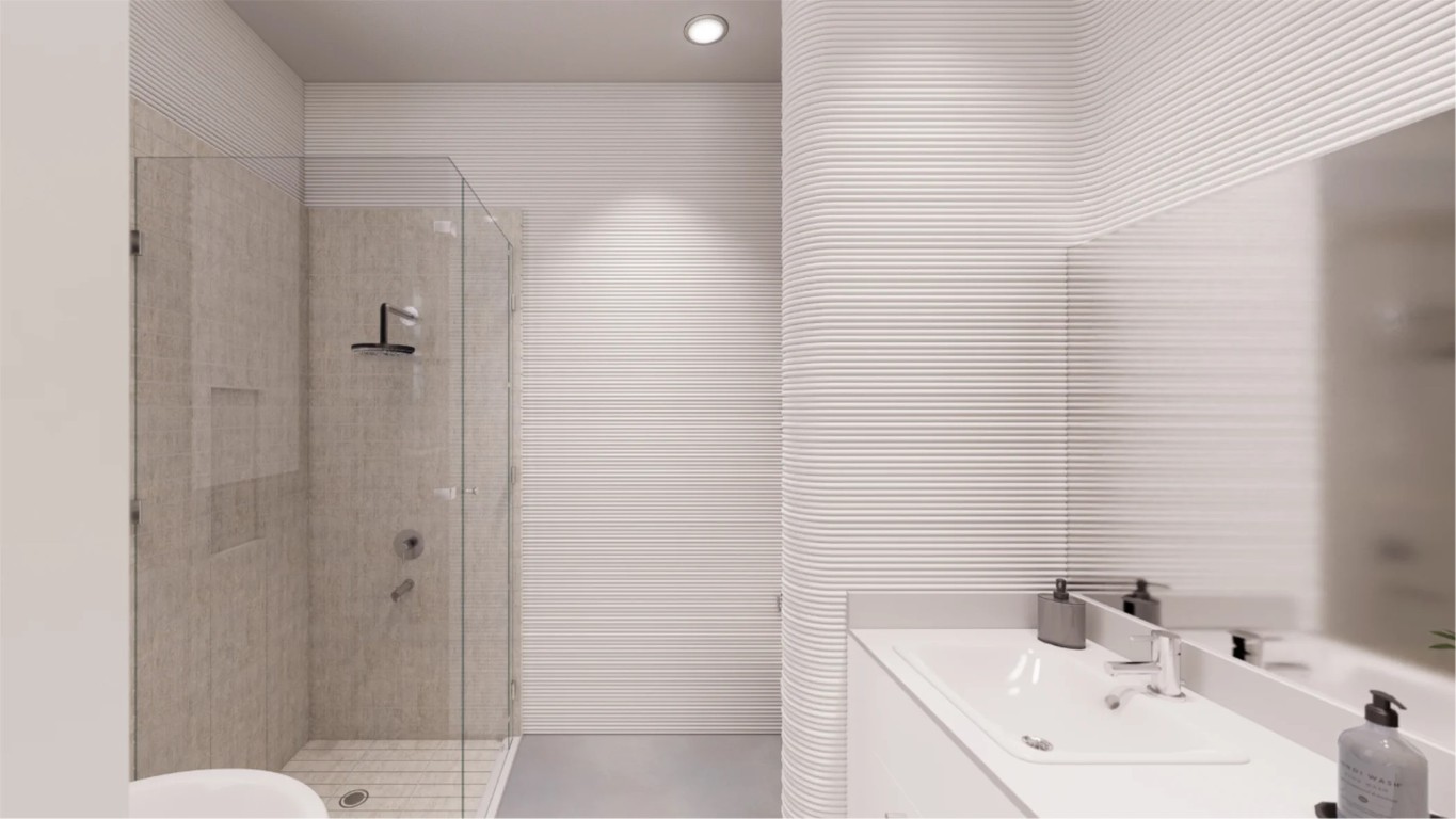 105 Rough Crk Road Georgetown, TX 78628 - Photo 7 of 9 a bathroom with a sink and mirror