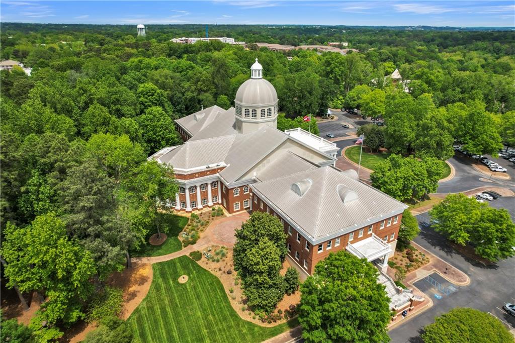 2015 Eagle Ridge Roswell, GA 30076 - Photo 45 of 45 a view of a small yard in front of a house with a yard
