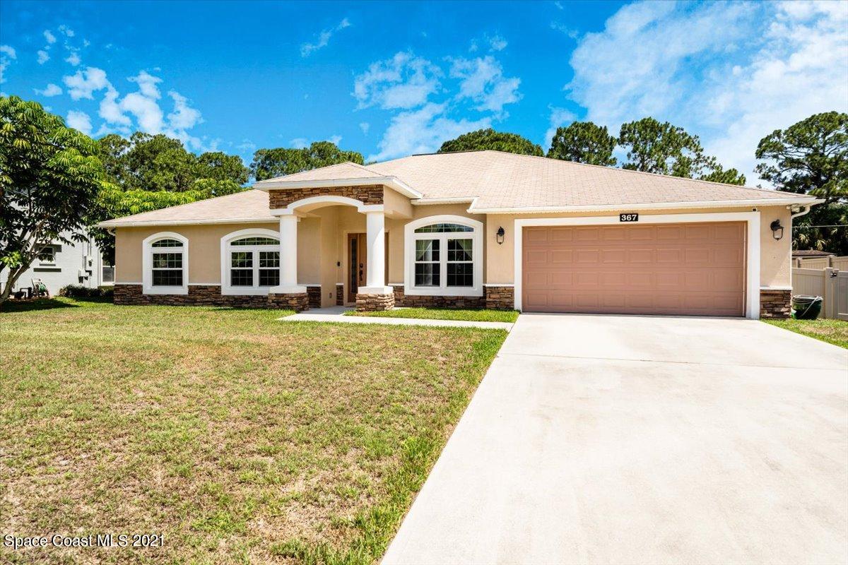 367 Abello Road Southeast Palm Bay, FL 32909 - Photo 2 of 28 Front View