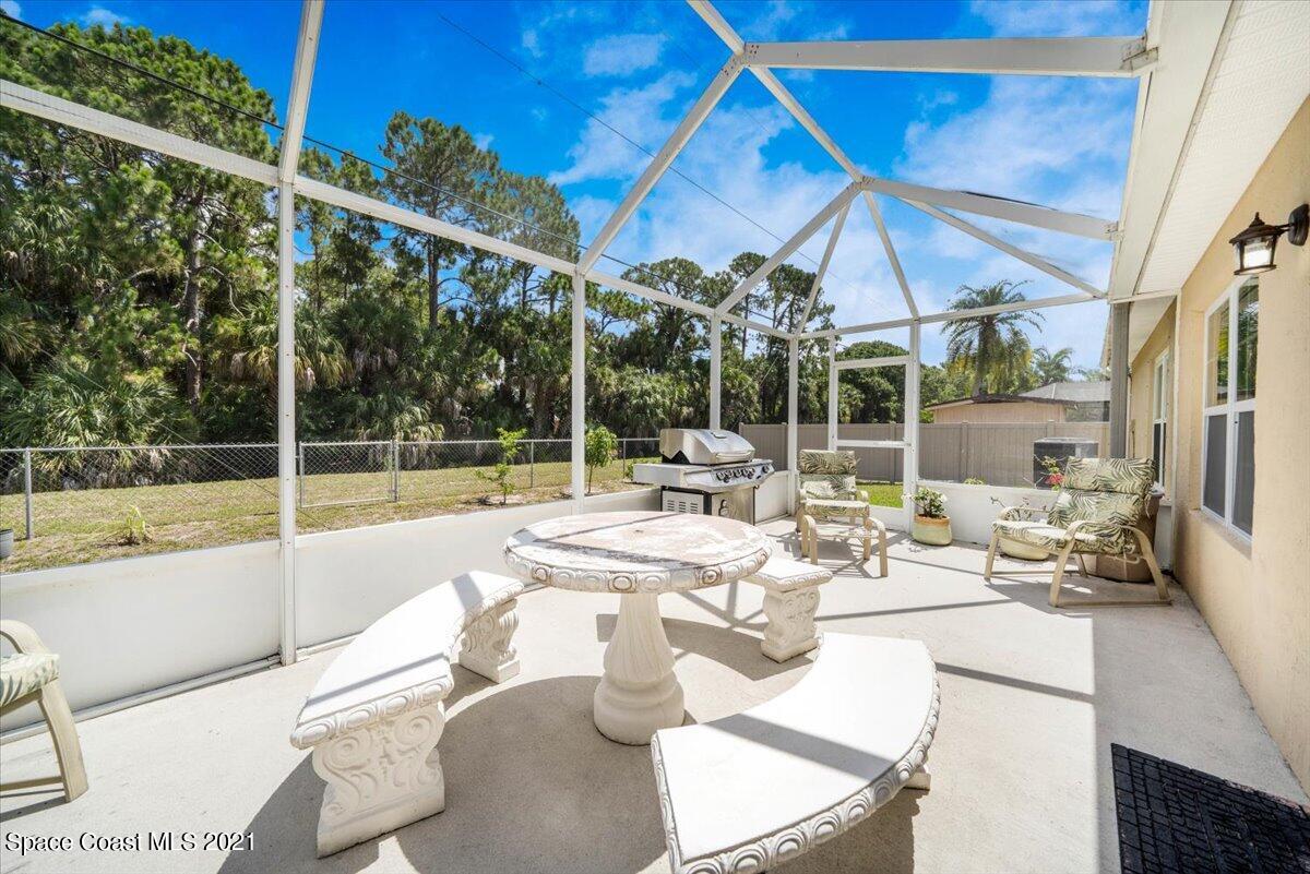 367 Abello Road Southeast Palm Bay, FL 32909 - Photo 27 of 28 Screened Back porch
