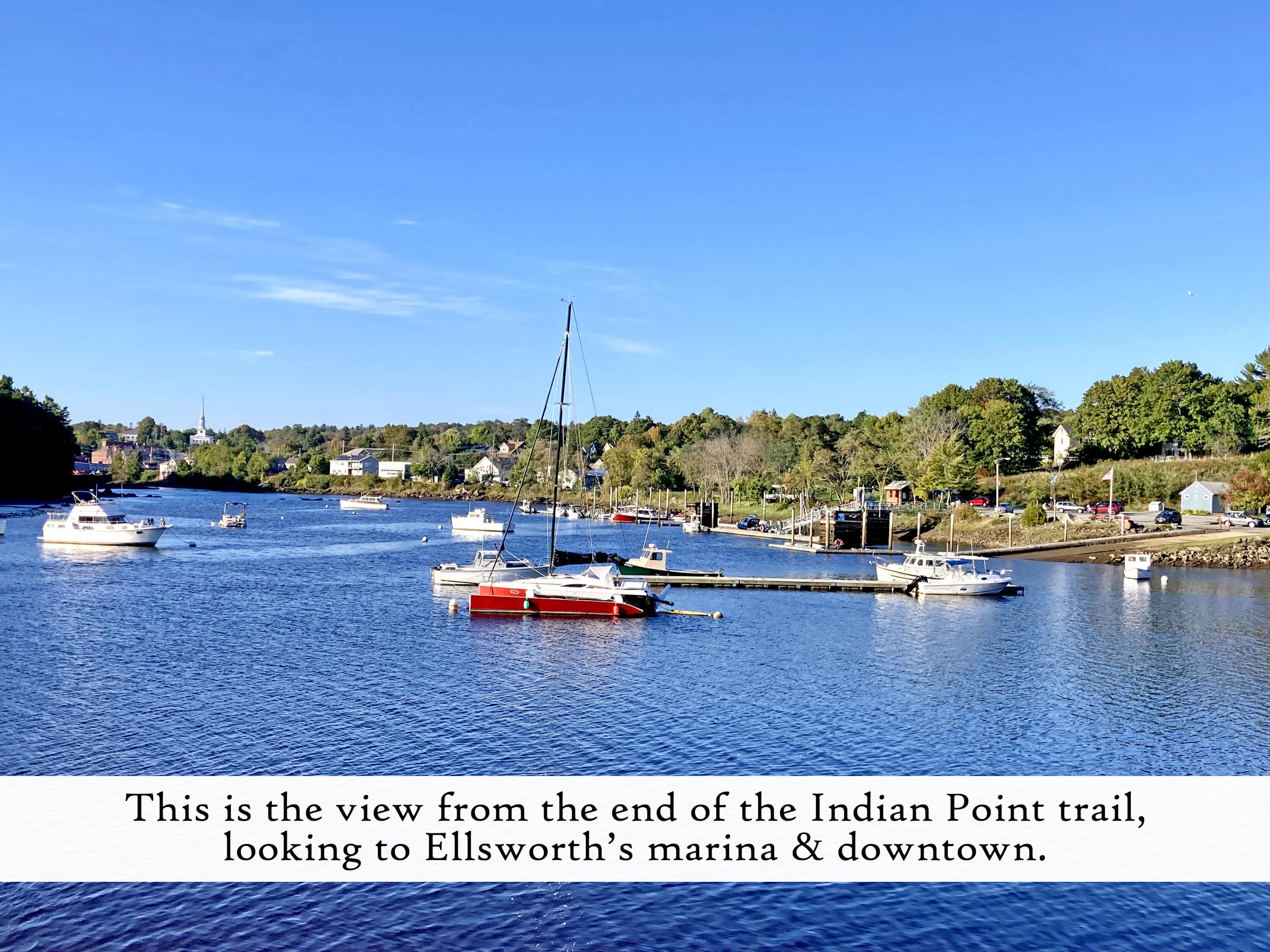 19 Tinker Farm Way Ellsworth, ME 04605 - Photo 63 of 68 view from Indian Point, label