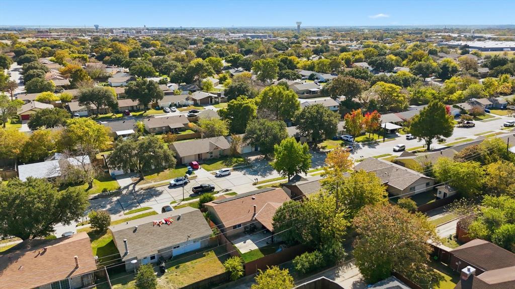 6317 Locust Street Rowlett, TX 75089 - Photo 38 of 40 an aerial view of a city with lots of residential buildings