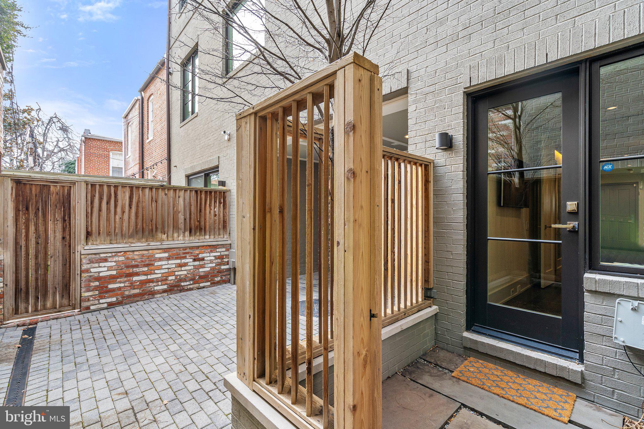 1633 33rd Street Northwest Washington, DC 20007 - Photo 43 of 50 Rear Patio + Courtyard