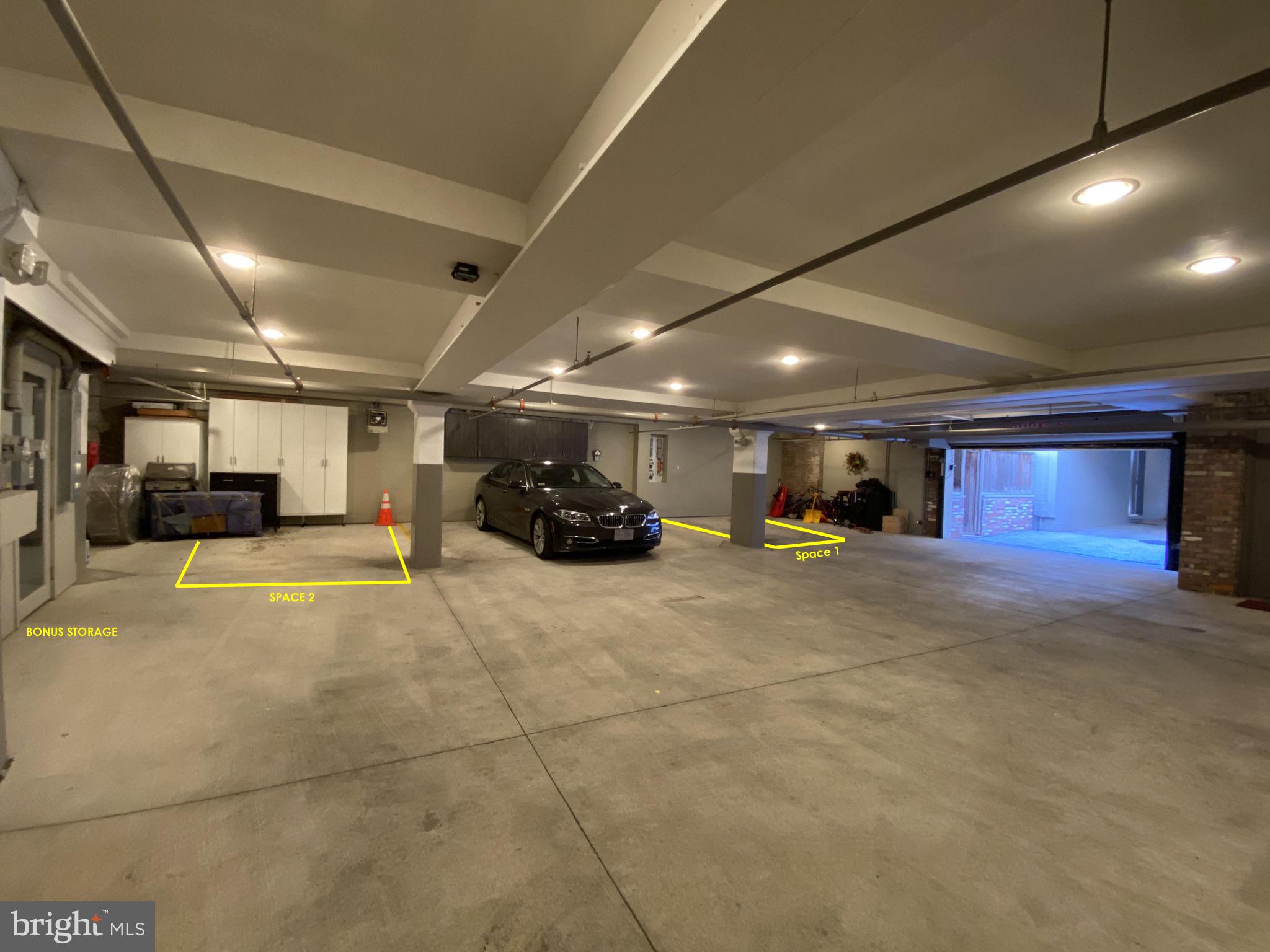 1633 33rd Street Northwest Washington, DC 20007 - Photo 44 of 50 Heated garage with 2 Private Spaces