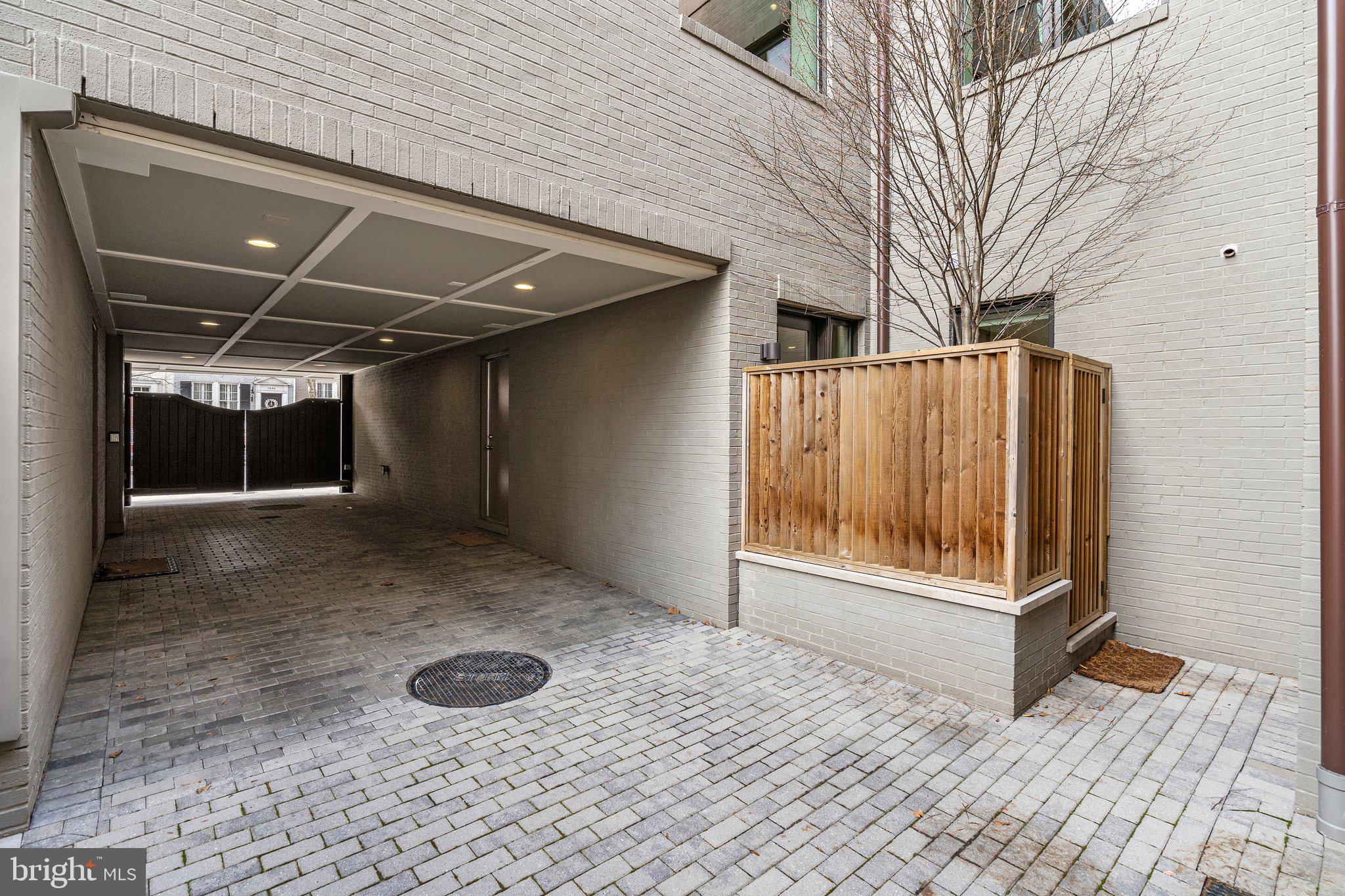 1633 33rd Street Northwest Washington, DC 20007 - Photo 46 of 50 Breezeway + Courtyard
