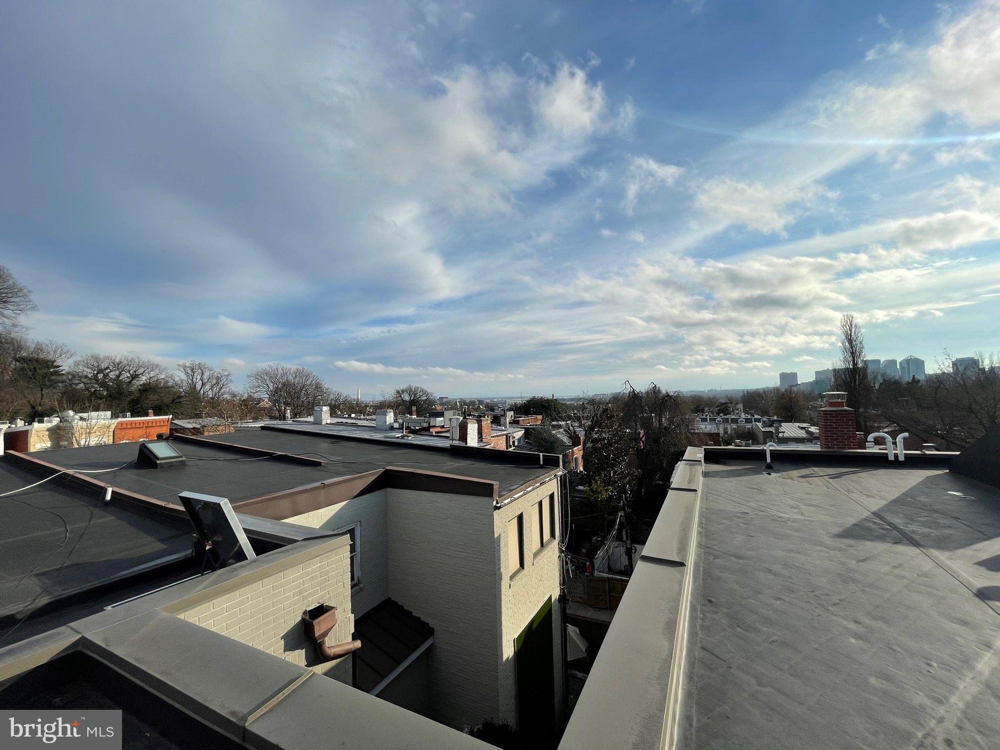 1633 33rd Street Northwest Washington, DC 20007 - Photo 49 of 50 Rooftop view - Future Roof Deck?