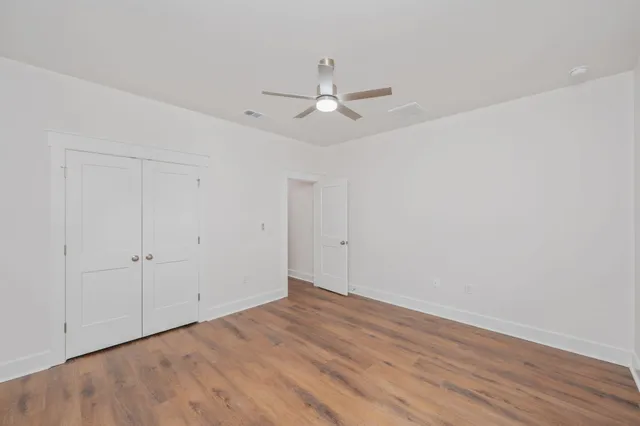 wooden floor in an empty room
