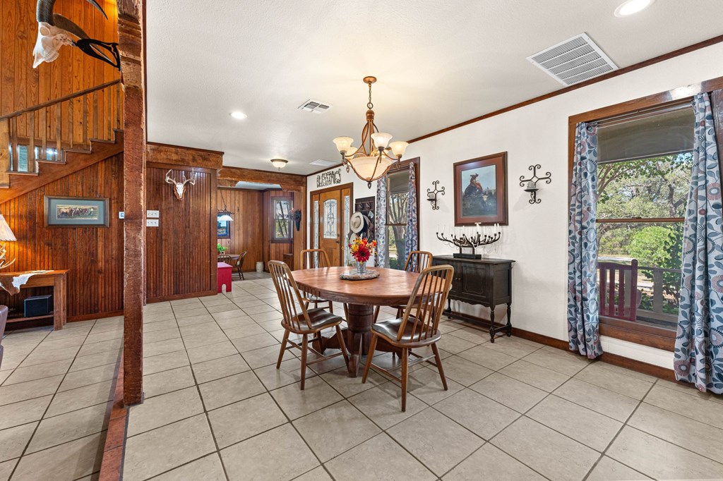 43 High Street Road Comfort, TX 78013 - Photo 29 of 90 a view of a dining room with furniture window and outside view