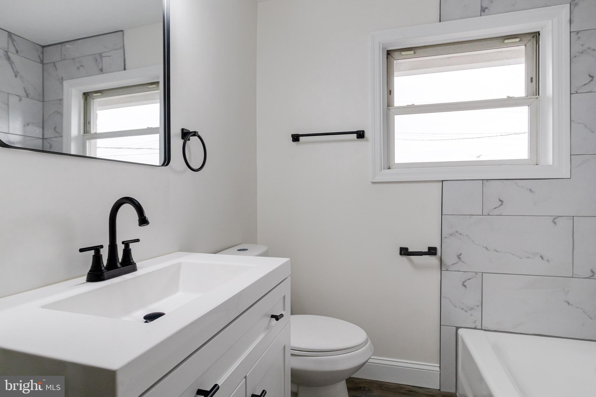 44 Shipway Baltimore, MD 21222 - Photo 32 of 53 a bathroom with a sink mirror and toilet