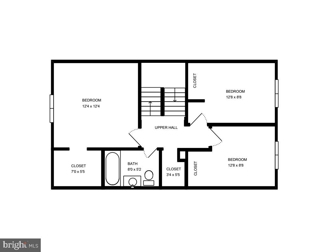 2213 White Cornus Lane Reston, VA 20191 - Photo 25 of 25 Floor Plan - Upper Level