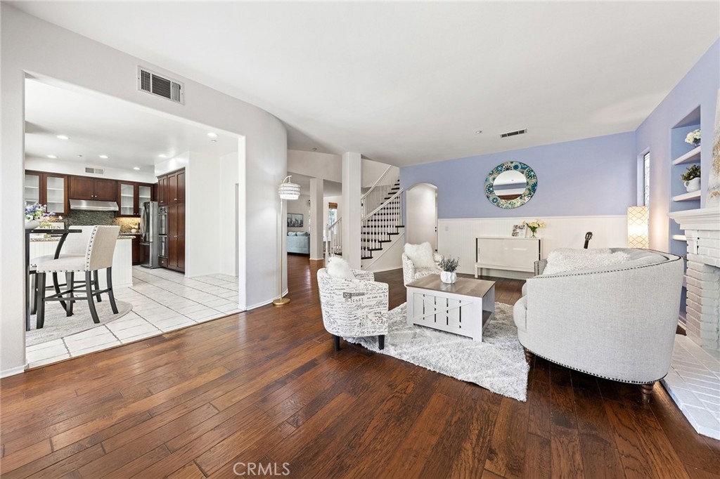 6133 Natalie Road Chino Hills, CA 91709 - Photo 20 of 62 a living room with furniture and a wooden floor