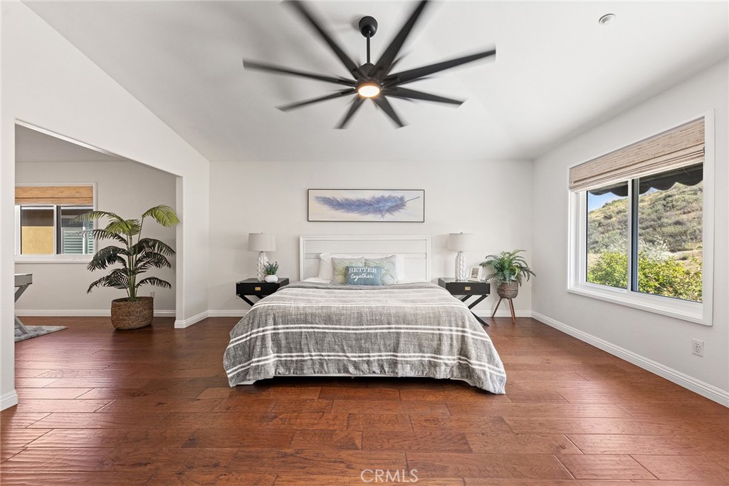 6133 Natalie Road Chino Hills, CA 91709 - Photo 35 of 62 a bedroom with a large bed and a large window