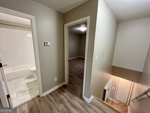 wooden floor in a gallery