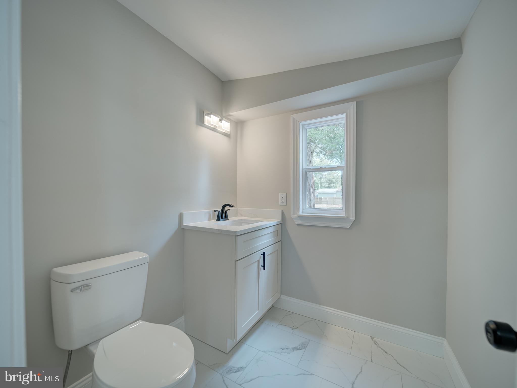 401 Bryan Point Road Accokeek, MD 20607 - Photo 28 of 48 a bathroom with a toilet sink and mirror