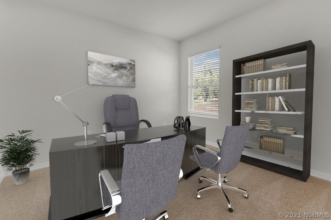 101 Old Mill Pond Road Palm Harbor, FL 34683 - Photo 12 of 20 a view of a workspace with furniture and a window