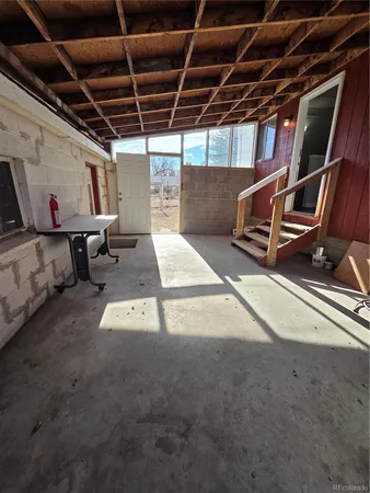 a view of garage