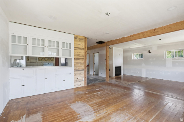 395 North 400 West Logan, UT 84321 - Photo 4 of 48 Built-in white cabinetry with glass-paneled upper doors