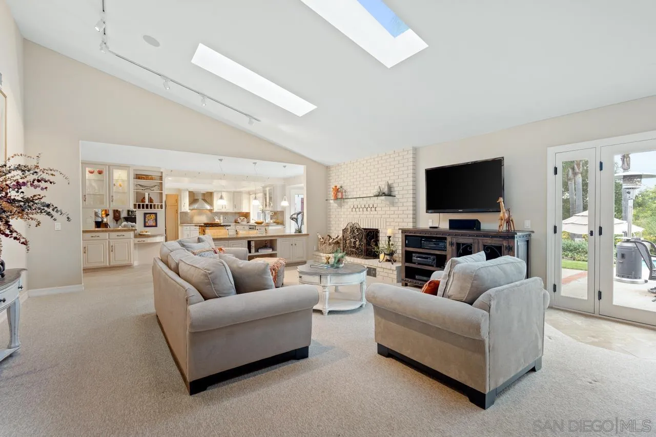 1346 El Nido Drive Fallbrook, CA 92028 - Photo 14 of 75 a living room with furniture and a flat screen tv