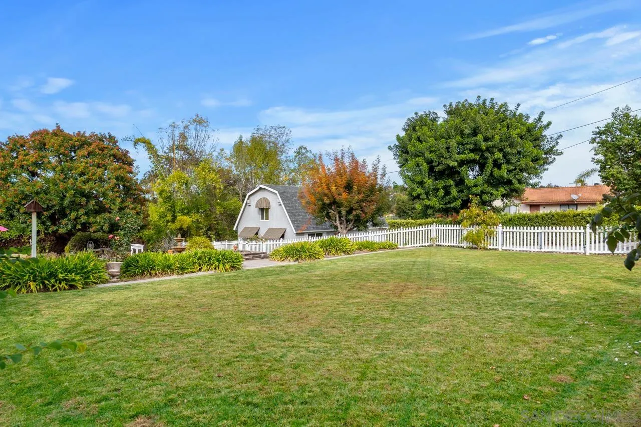 1346 El Nido Drive Fallbrook, CA 92028 - Photo 50 of 75 a view of a swimming pool with an outdoor space and seating area