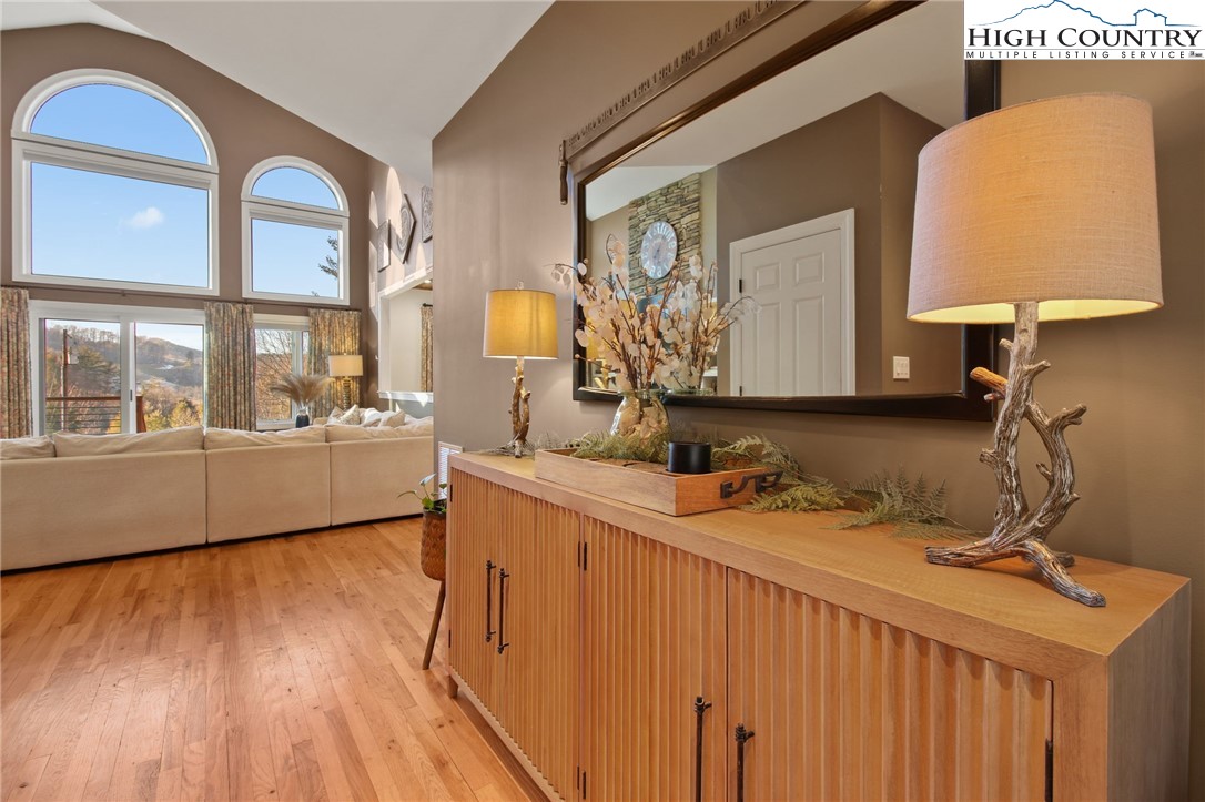 140 Gentry Road Boone, NC 28607 - Photo 12 of 49 a bathroom with a sink and a mirror