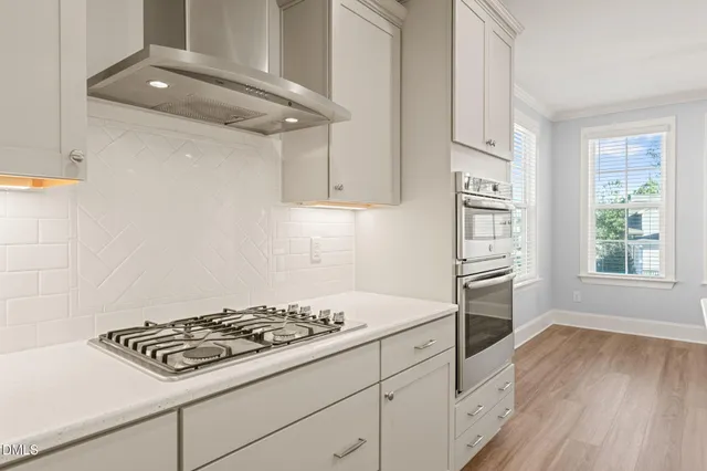 a view of a lake with mountain in the background