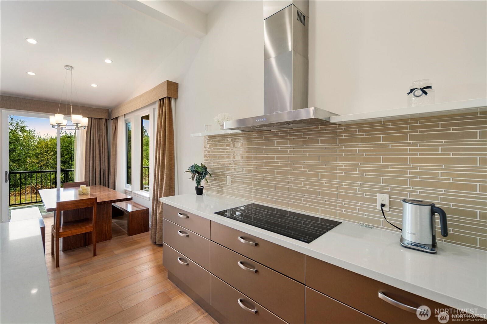 30404 28th Avenue Southwest Federal Way, WA 98023 - Photo 7 of 24 a kitchen with stainless steel appliances a sink and a wooden floor