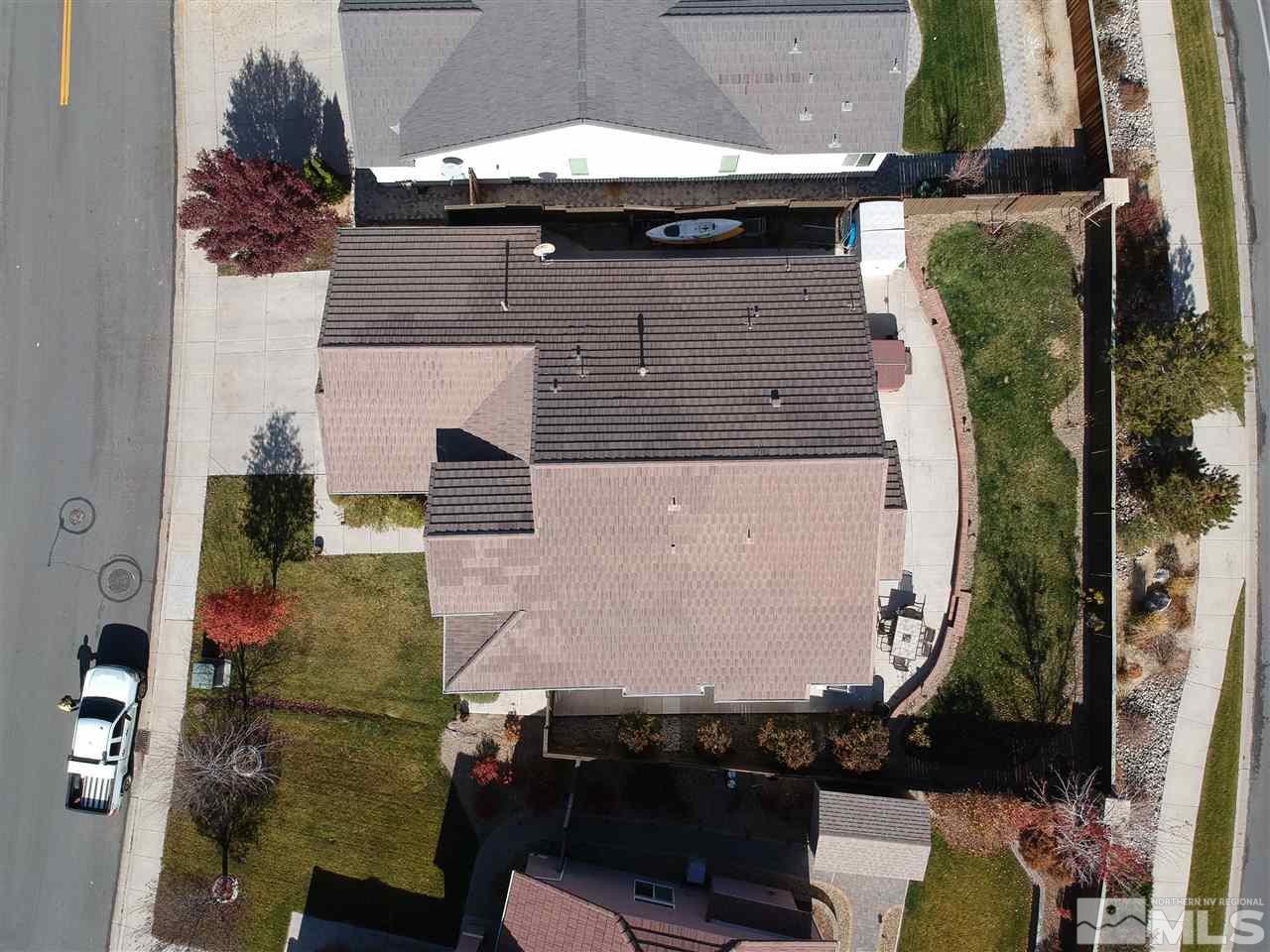 10220 Donnay Court Reno, NV 89521 - Photo 17 of 19 an aerial view of a house with a swimming pool