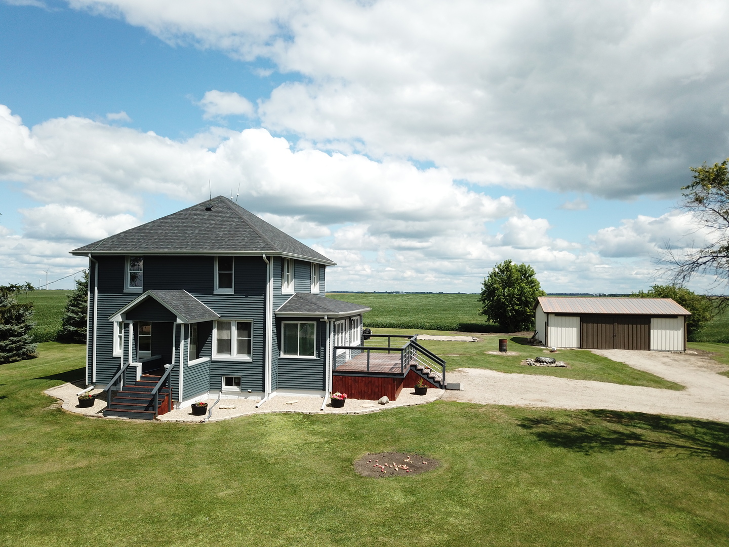 10640 South Johnny Run Road Kinsman, IL 60437 - Photo 19 of 19 a view of house with outdoor space and porch
