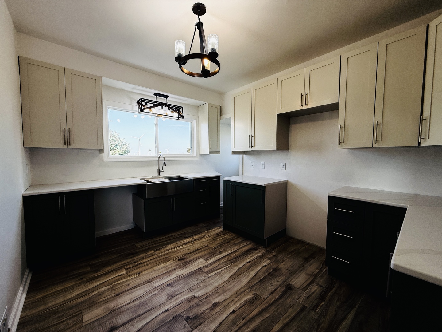 10640 South Johnny Run Road Kinsman, IL 60437 - Photo 4 of 19 a kitchen with a sink and cabinets