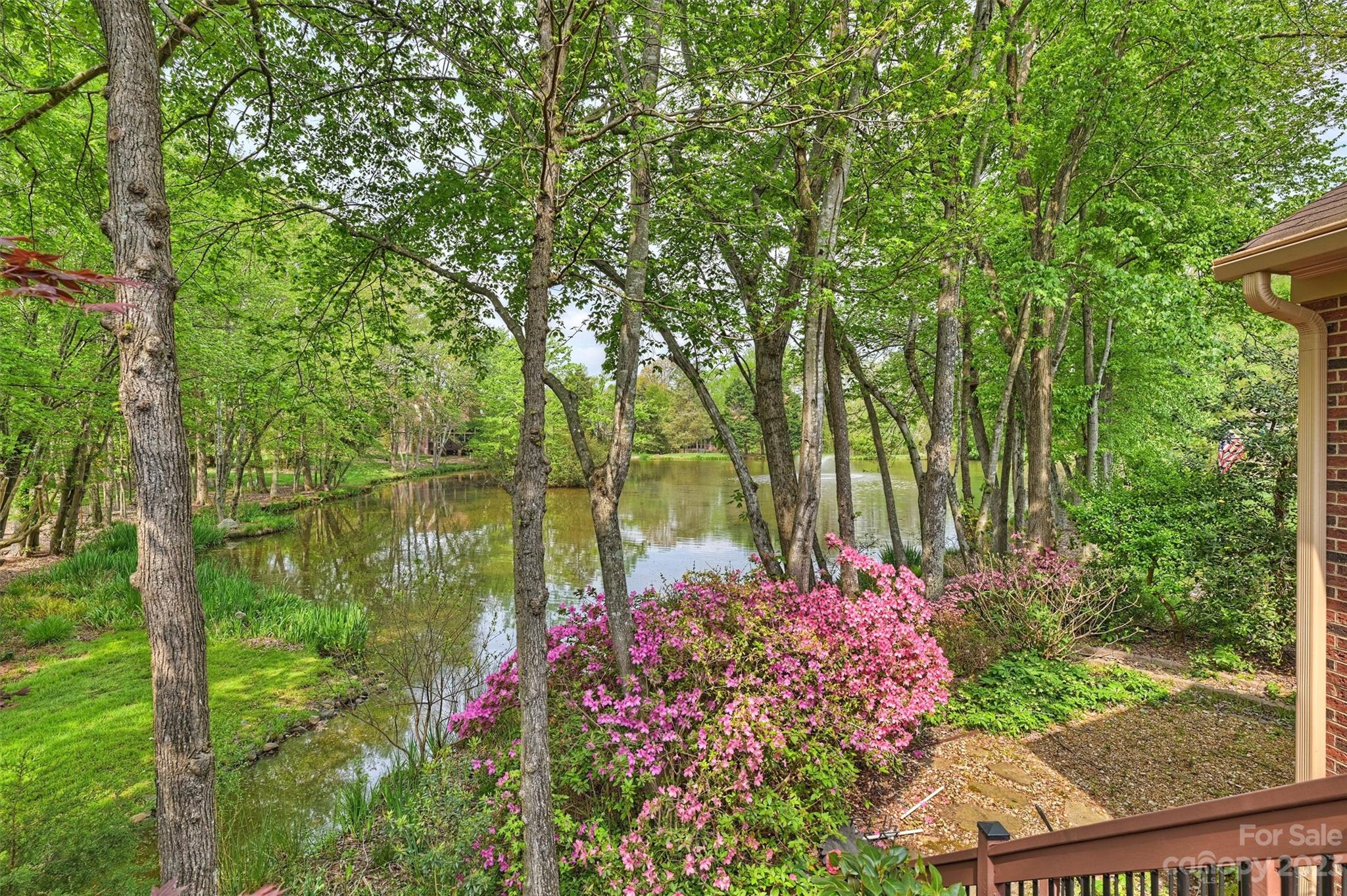 4724 Carson's Pond Road, Unit 104 Charlotte, NC 28226 - Photo 32 of 38 a view of lake with a large tree