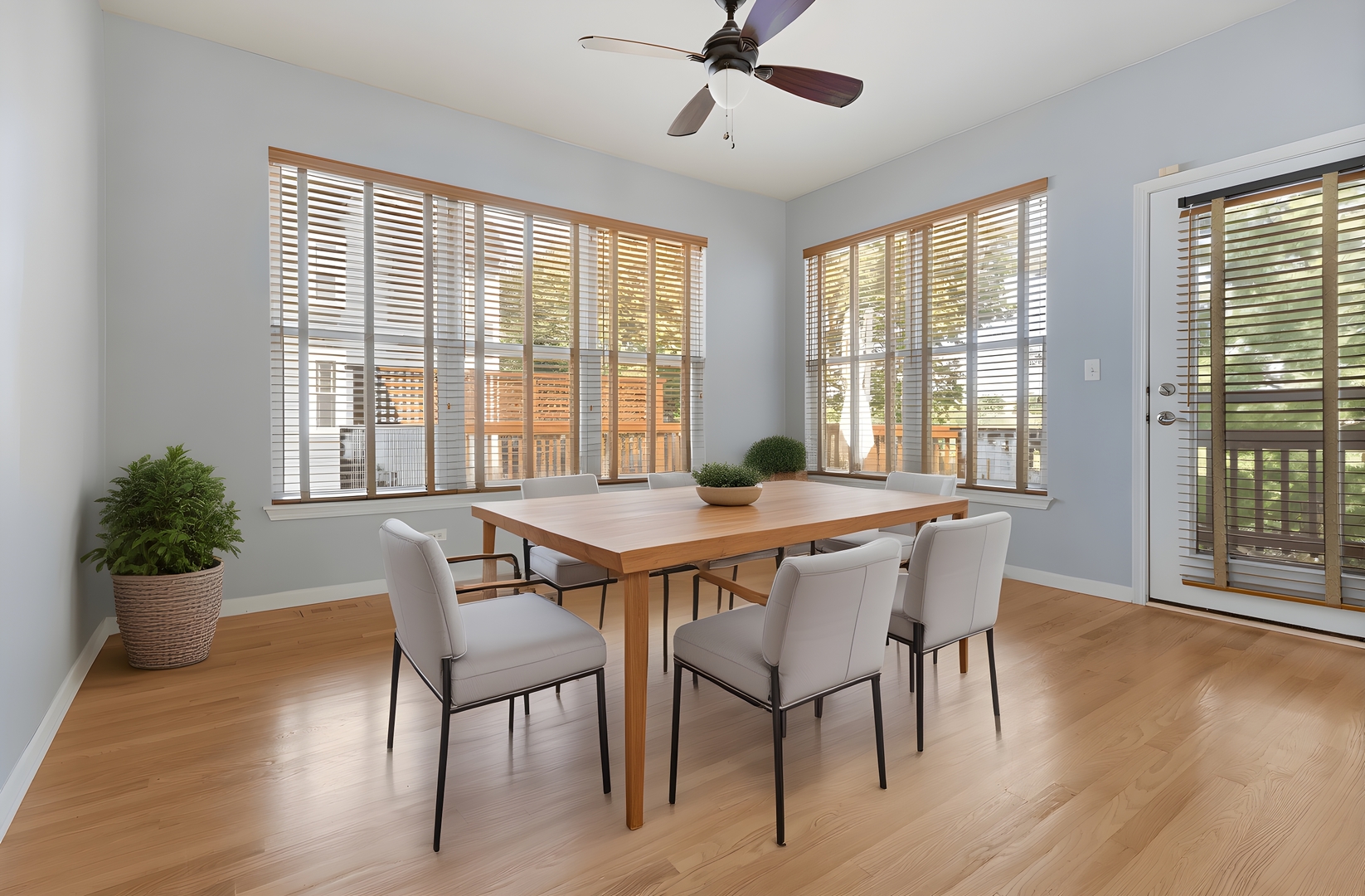 748 Hamilton Way Batavia, IL 60510 - Photo 10 of 36 a view of a dining room with furniture window and wooden floor