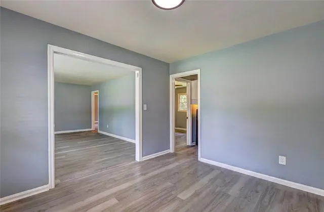 wooden floor in an empty room