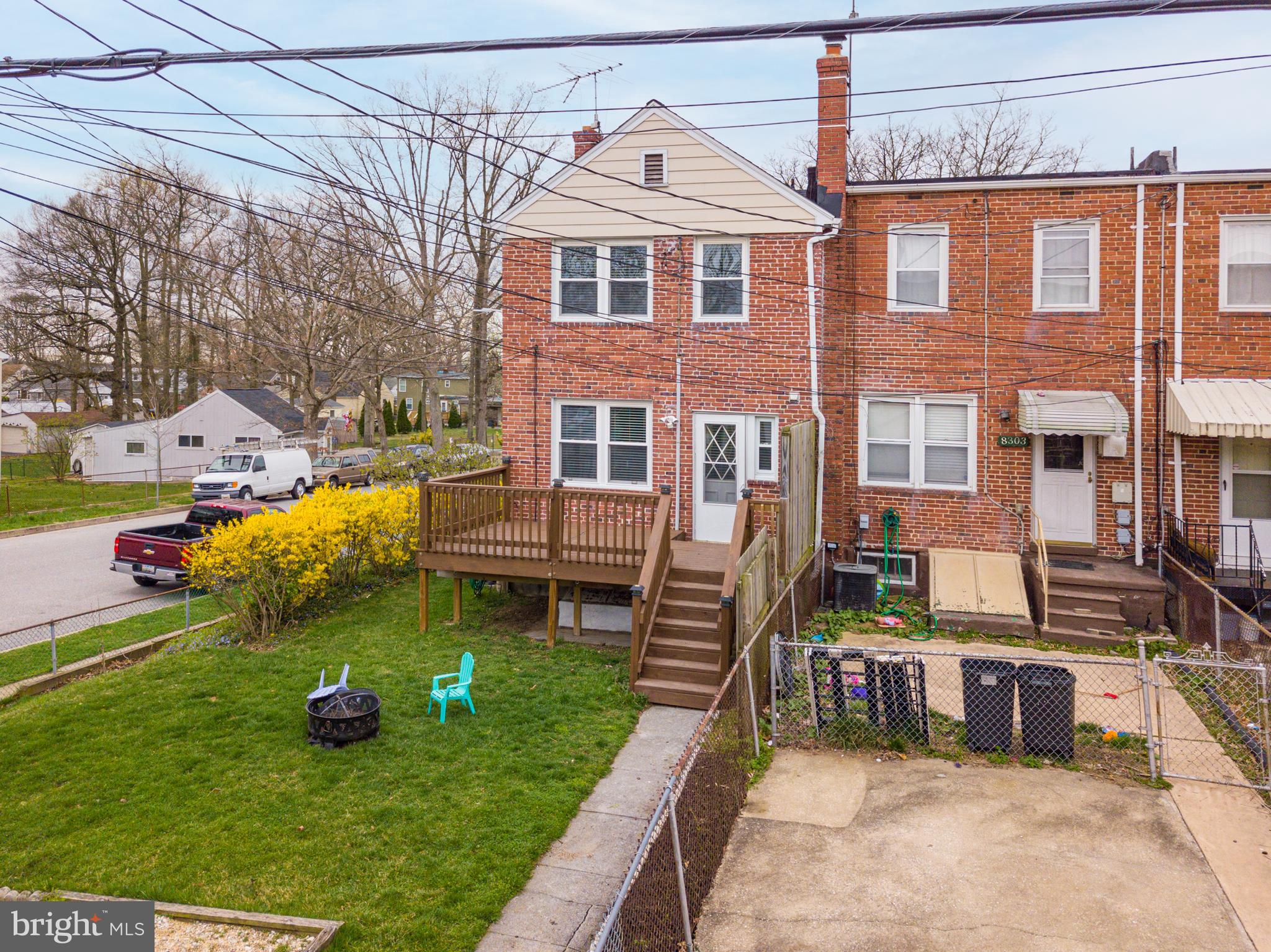 8301 Ridgely Oak Road Baltimore, MD 21234 - Photo 5 of 25 Back yard space for fire pit evenings.