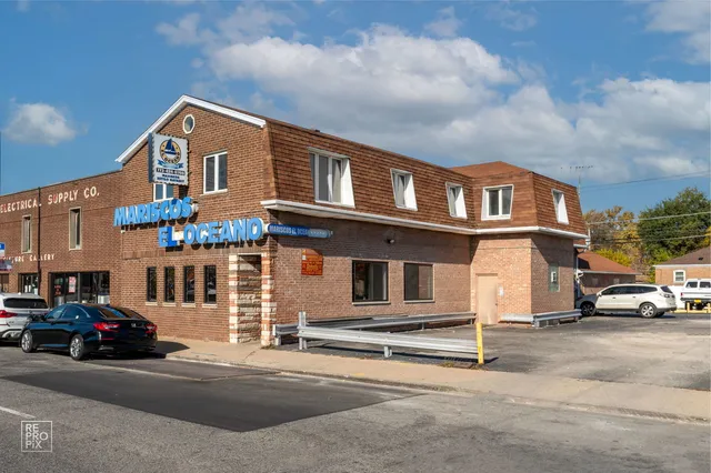 a car parked in front of a building