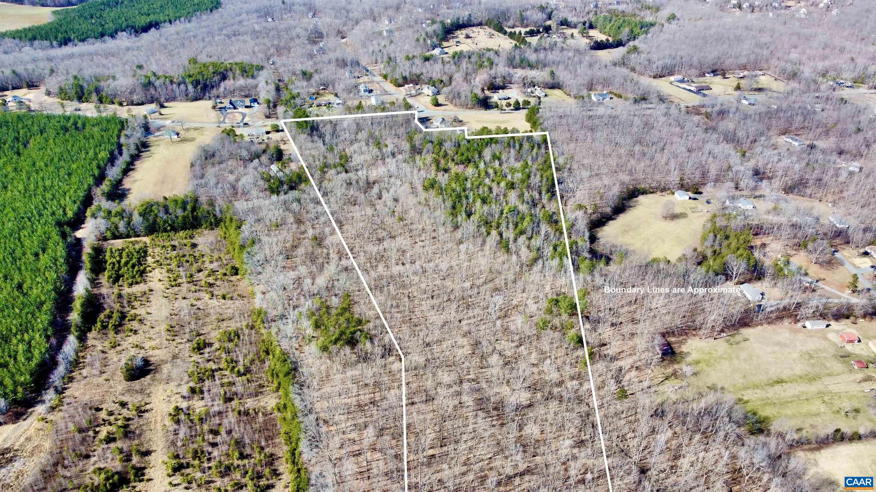 0 Courthouse Road Louisa, VA 23093 - Photo 2 of 16 a aerial view of a house with a yard and garden