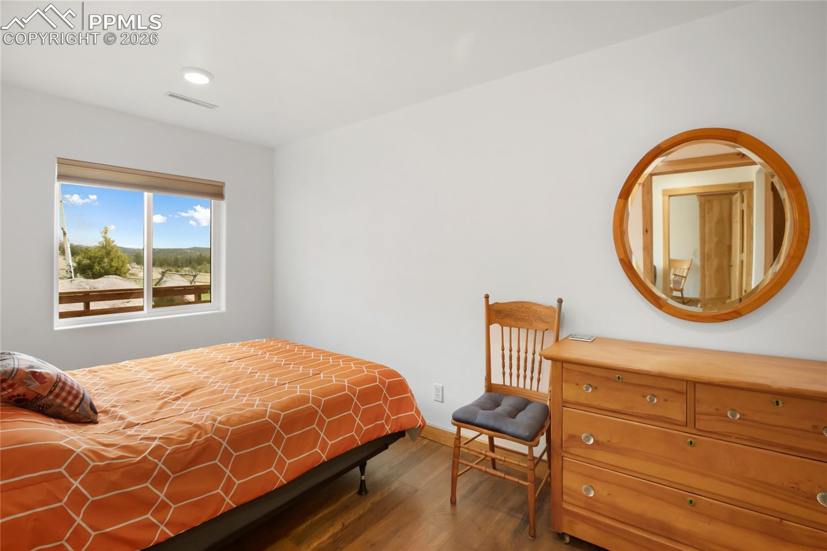 437 Langnis Road Guffey, CO 80820 - Photo 22 of 33 Bedroom 2 of 3. So much light!