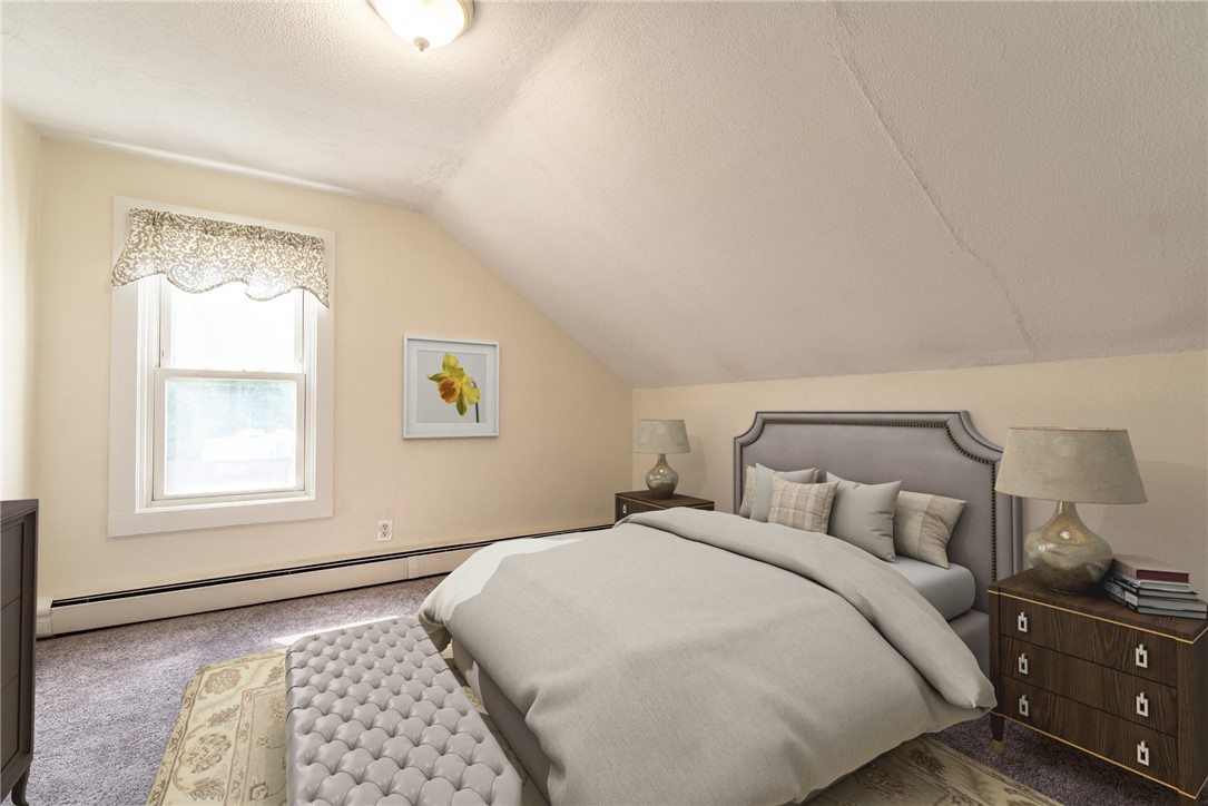 68 Northeast Street Woonsocket, RI 02895 - Photo 16 of 49 Bedroom #3 2nd floor Virtually Staged Photo