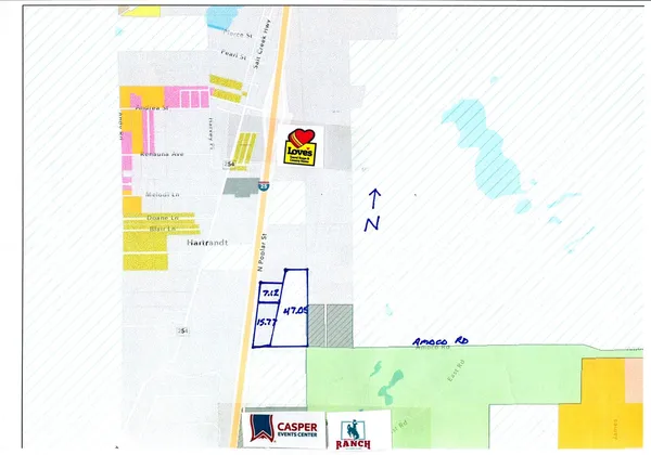 $686,000 | 15.77-ac North Poplar Street, Casper, WY 82601