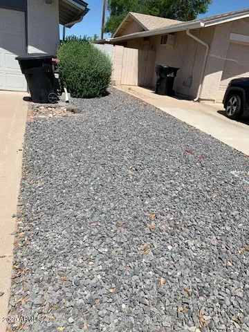 a view of a car garage