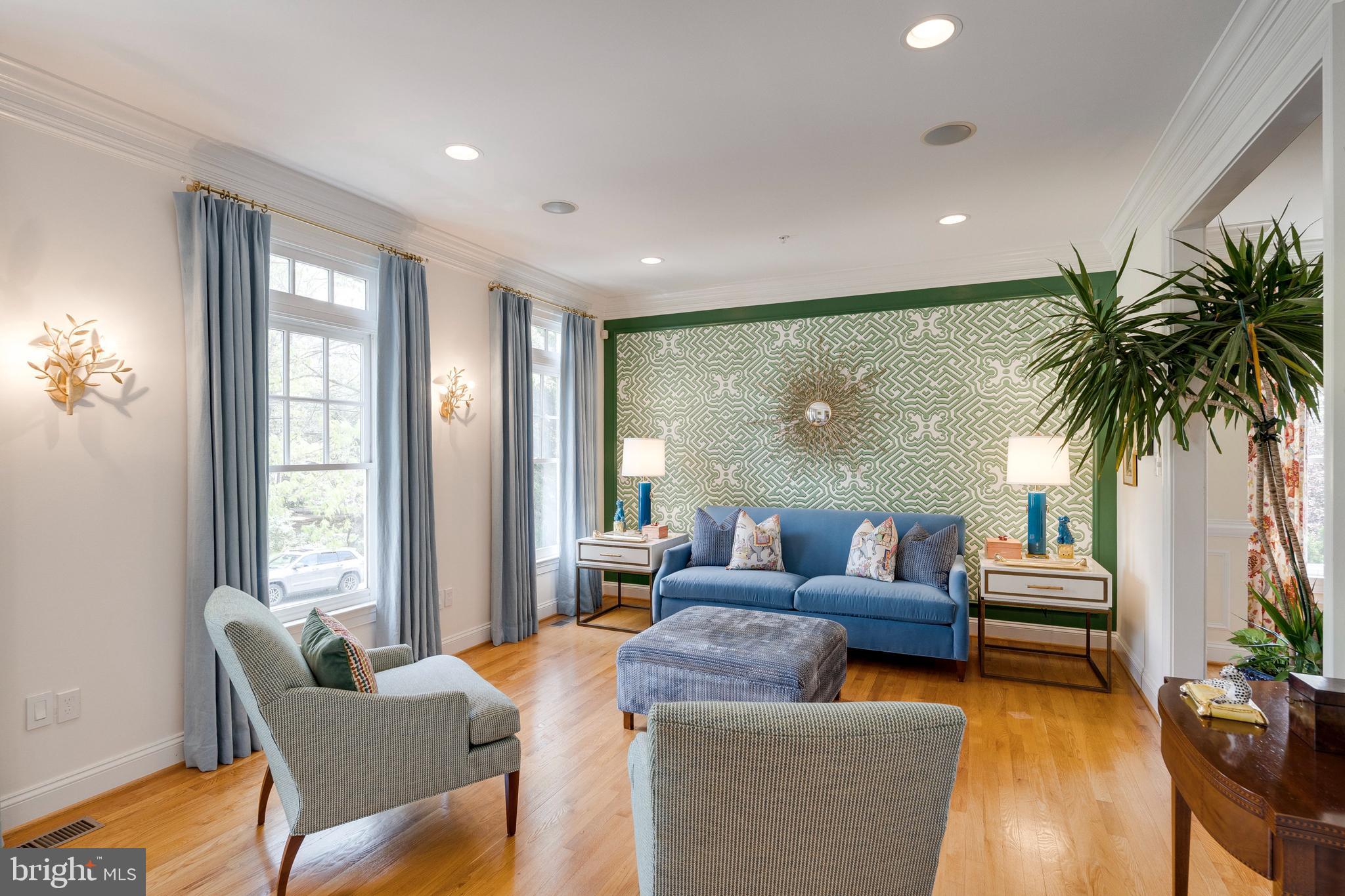 8502 Rayburn Road Bethesda, MD 20817 - Photo 6 of 49 a living room with furniture and a large window