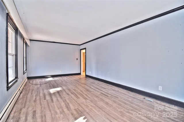 wooden floor in an empty room