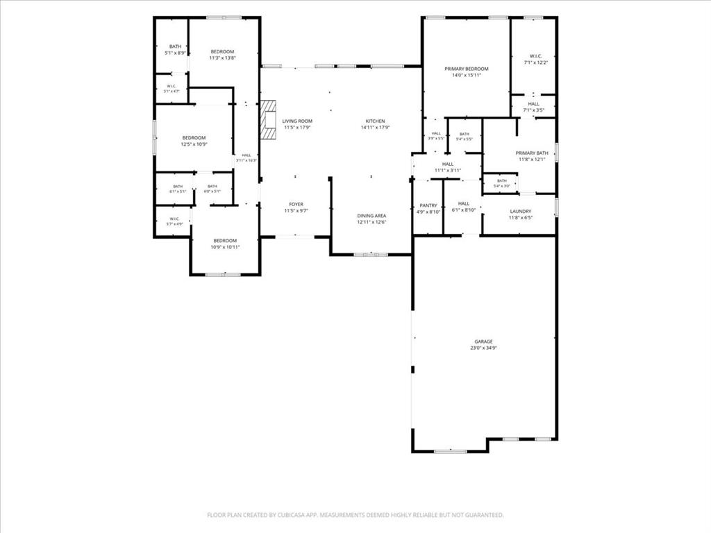 1039 Monaco Court Springtown, TX 76082 - Photo 33 of 33 Floor plan