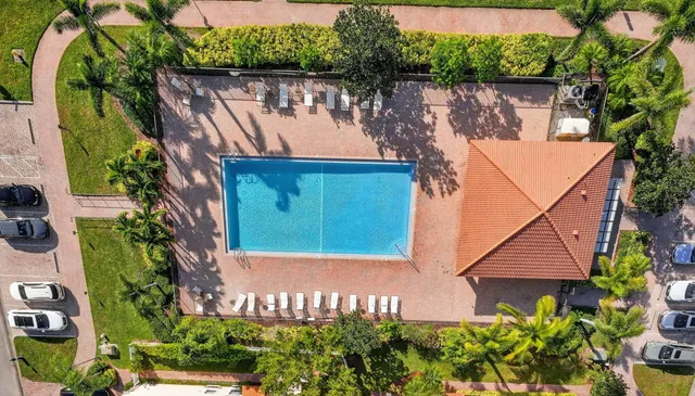 a view of outdoor space with garden and entertaining space