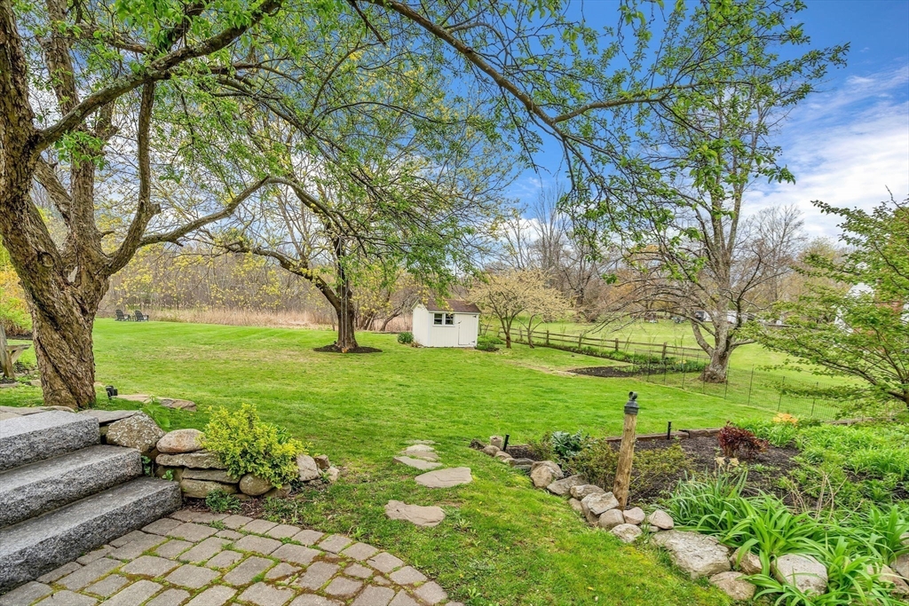 34 Everett Street Natick, MA 01760 - Photo 2 of 34 a garden view with a seating space
