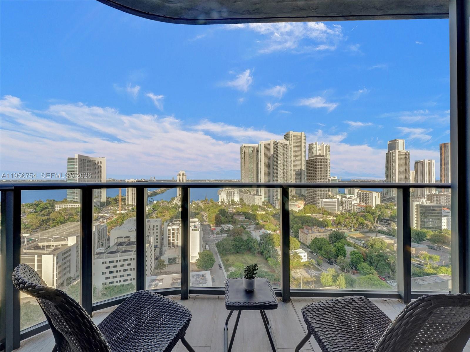 121 Northeast 34th Street, Unit 2106A Miami, FL 33137 - Photo 1 of 59 a view of a city from a balcony