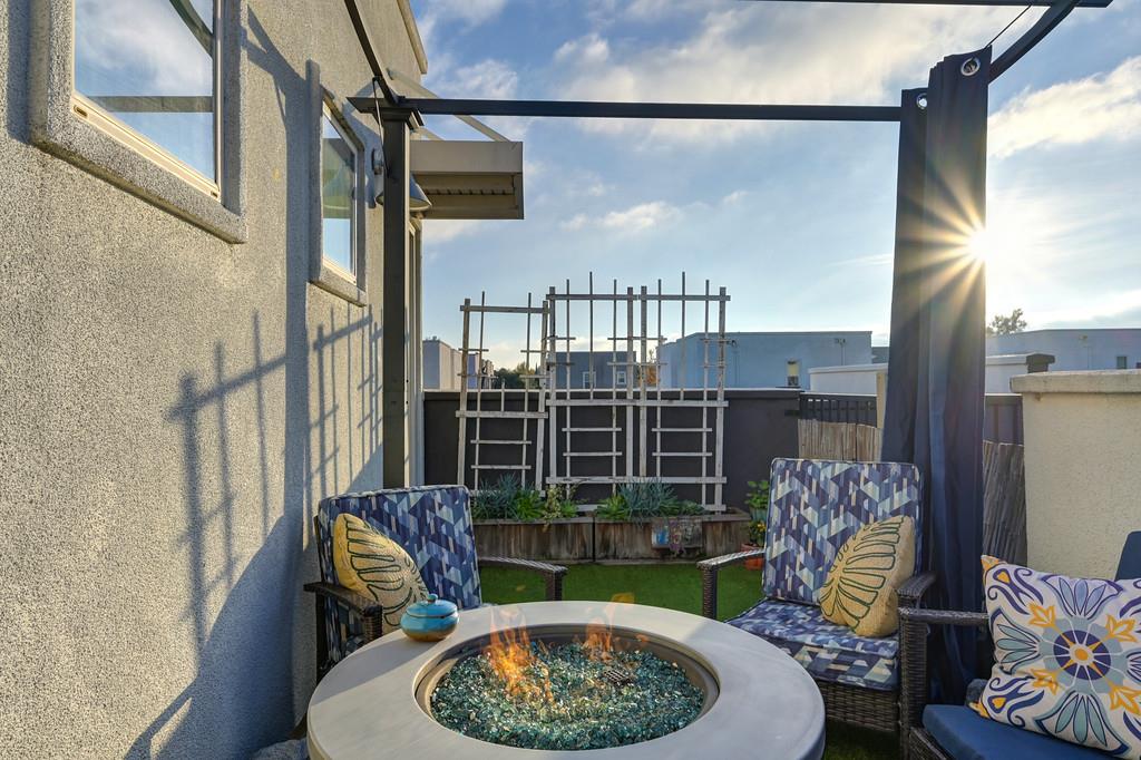 216 Box Lane Sacramento, CA 95818 - Photo 1 of 37 a view of a porch with furniture and a garden