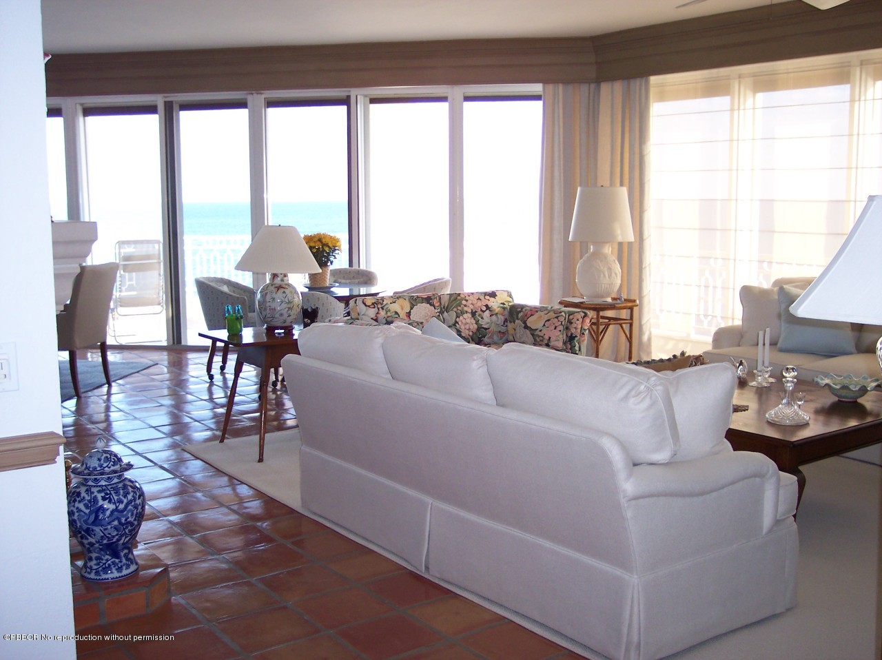 19950 South Beach Road, Unit 8S Tequesta, FL 33469 - Photo 3 of 9 Living Room 3