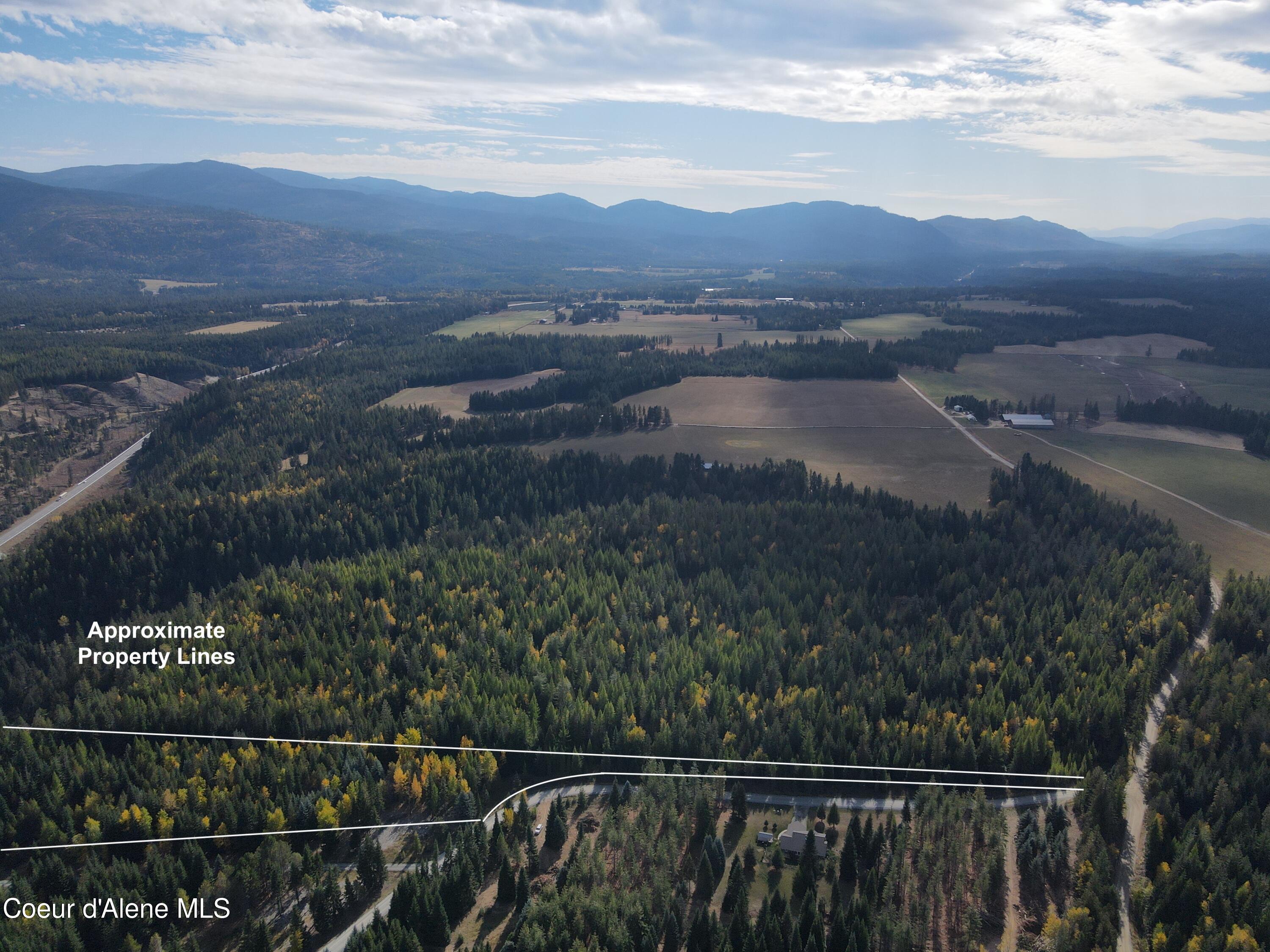 Nna Cougar Road Naples, ID 83847 - Photo 42 of 42 Aerial with Approx Property Lines