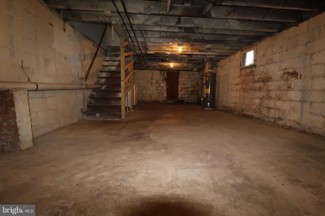 a view of storage and utility room